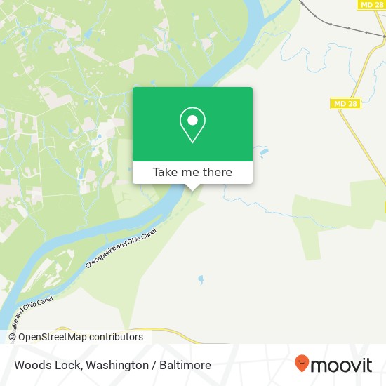 Mapa de Woods Lock
