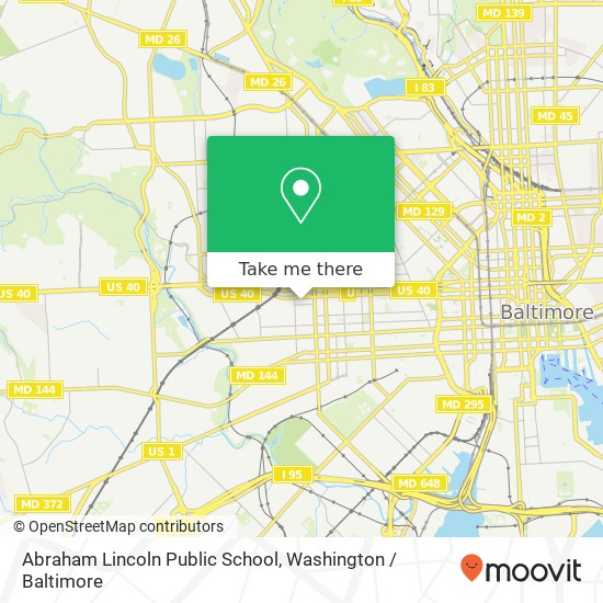 Mapa de Abraham Lincoln Public School