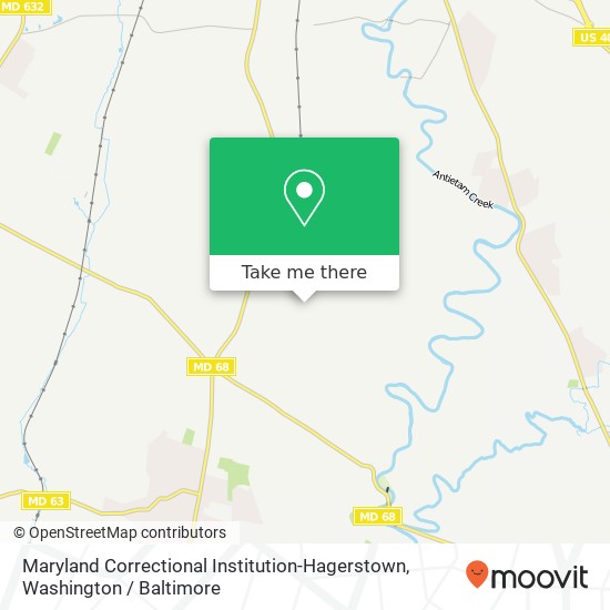 Mapa de Maryland Correctional Institution-Hagerstown