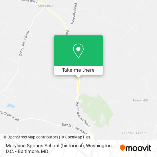 Mapa de Maryland Springs School (historical)