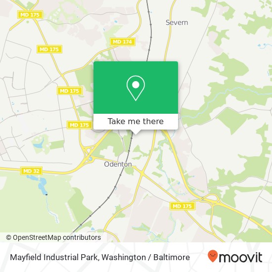 Mapa de Mayfield Industrial Park