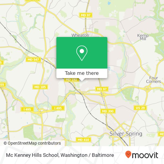 Mapa de Mc Kenney Hills School