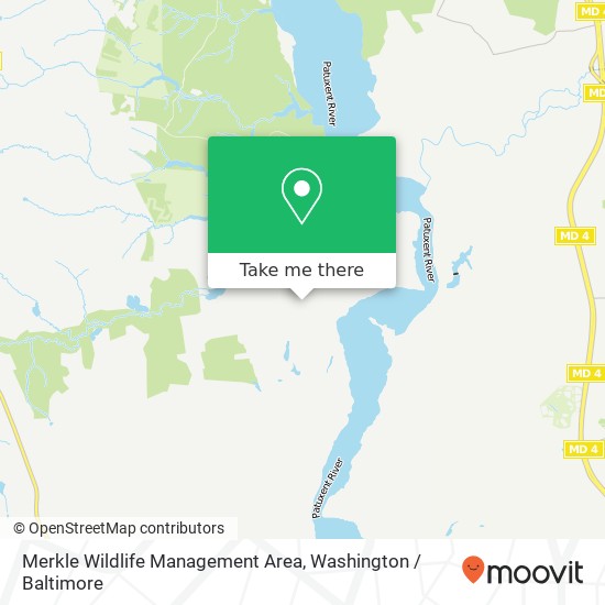 Mapa de Merkle Wildlife Management Area