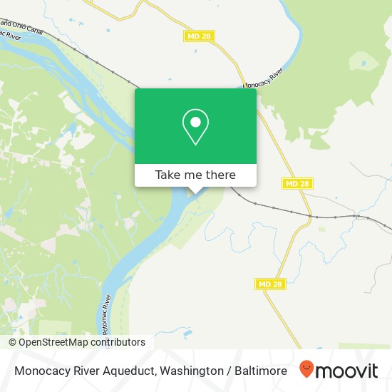 Mapa de Monocacy River Aqueduct
