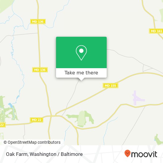 Oak Farm map