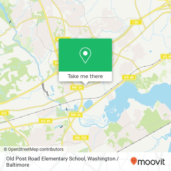Mapa de Old Post Road Elementary School