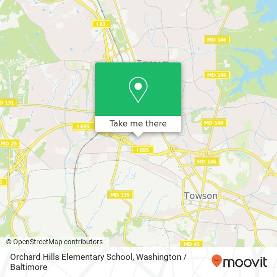 Mapa de Orchard Hills Elementary School