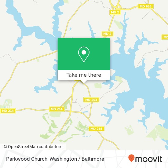 Mapa de Parkwood Church