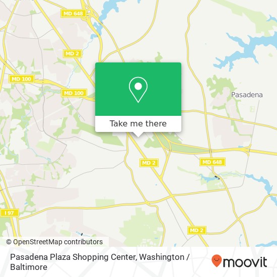 Mapa de Pasadena Plaza Shopping Center