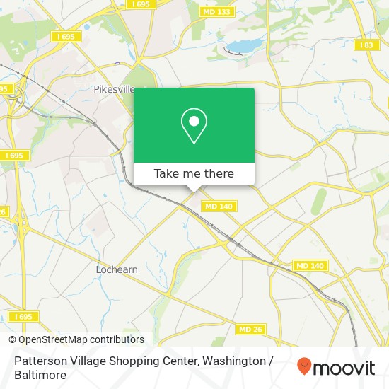 Mapa de Patterson Village Shopping Center
