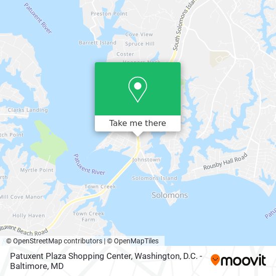 Patuxent Plaza Shopping Center map