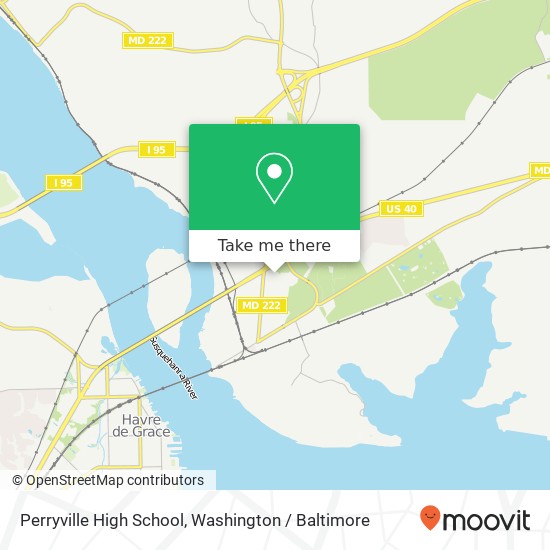 Mapa de Perryville High School