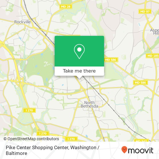 Mapa de Pike Center Shopping Center