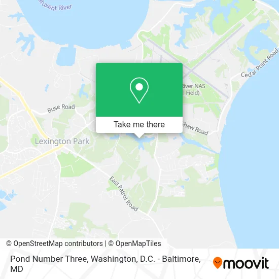 Pond Number Three map