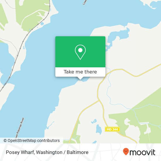 Posey Wharf map