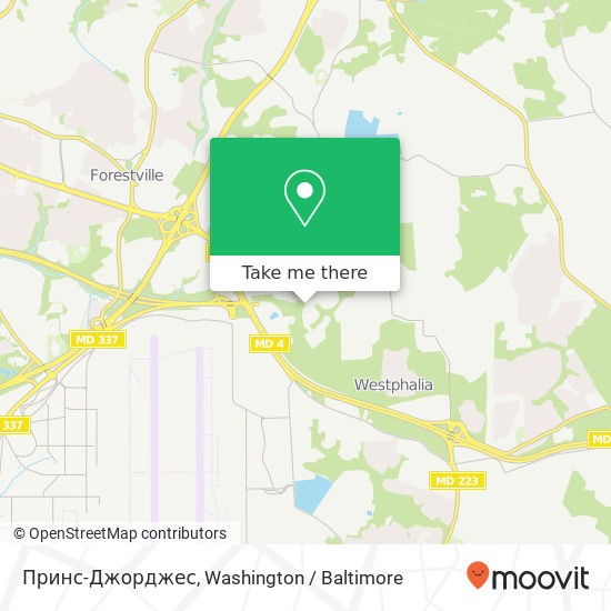 Mapa de Принс-Джорджес