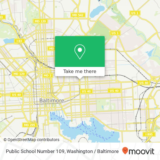 Public School Number 109 map