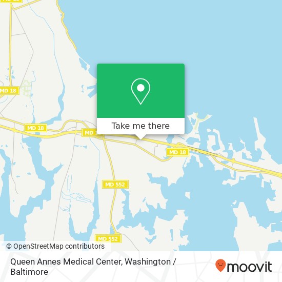 Mapa de Queen Annes Medical Center