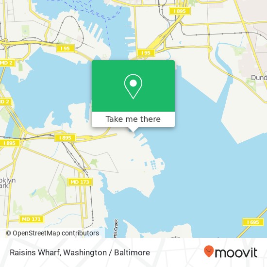 Mapa de Raisins Wharf