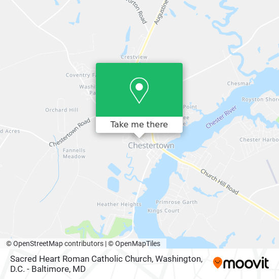 Sacred Heart Roman Catholic Church map