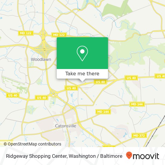 Mapa de Ridgeway Shopping Center