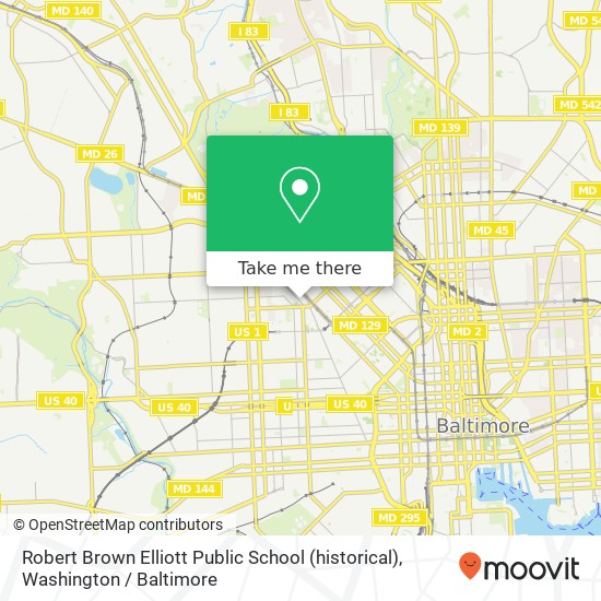 Robert Brown Elliott Public School (historical) map