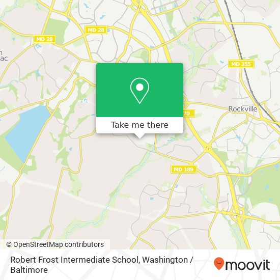 Mapa de Robert Frost Intermediate School