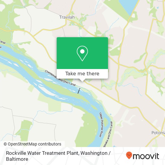 Mapa de Rockville Water Treatment Plant