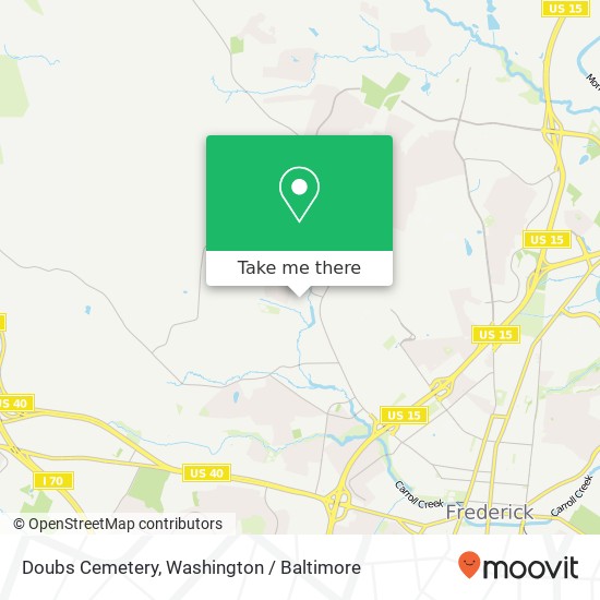 Mapa de Doubs Cemetery