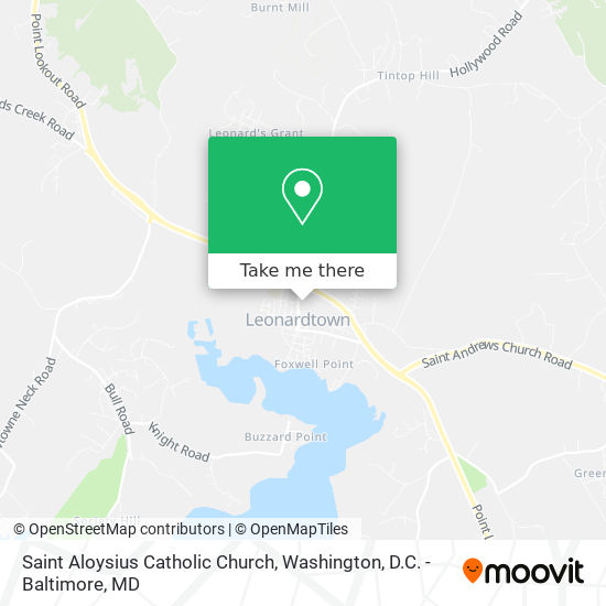 Saint Aloysius Catholic Church map