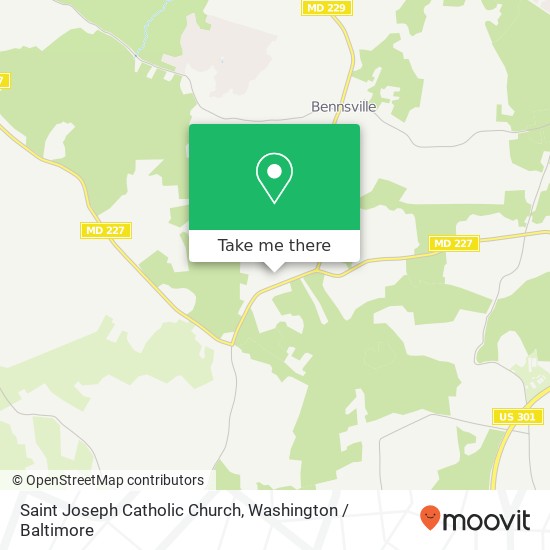 Mapa de Saint Joseph Catholic Church