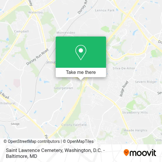 Saint Lawrence Cemetery map