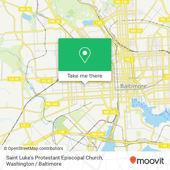 Mapa de Saint Luke's Protestant Episcopal Church