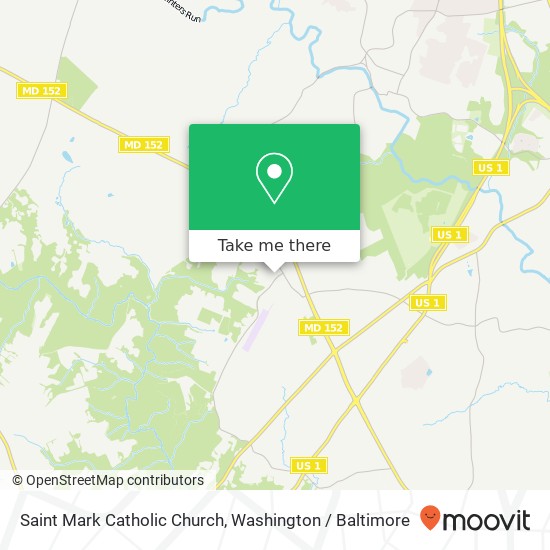 Saint Mark Catholic Church map