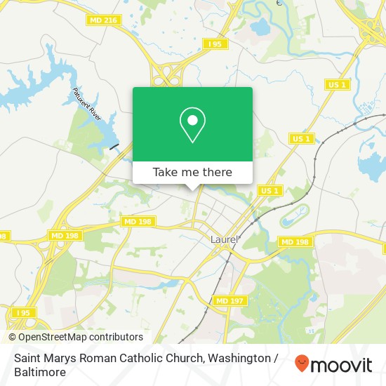 Mapa de Saint Marys Roman Catholic Church