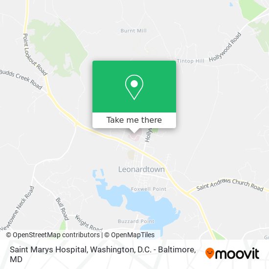 Mapa de Saint Marys Hospital