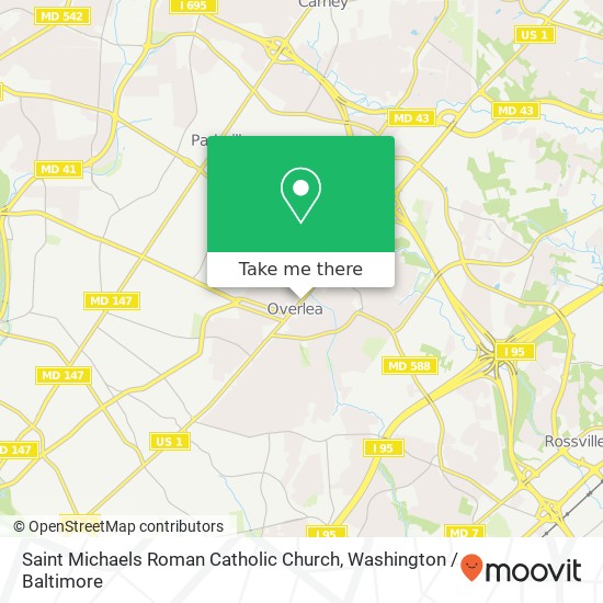 Mapa de Saint Michaels Roman Catholic Church