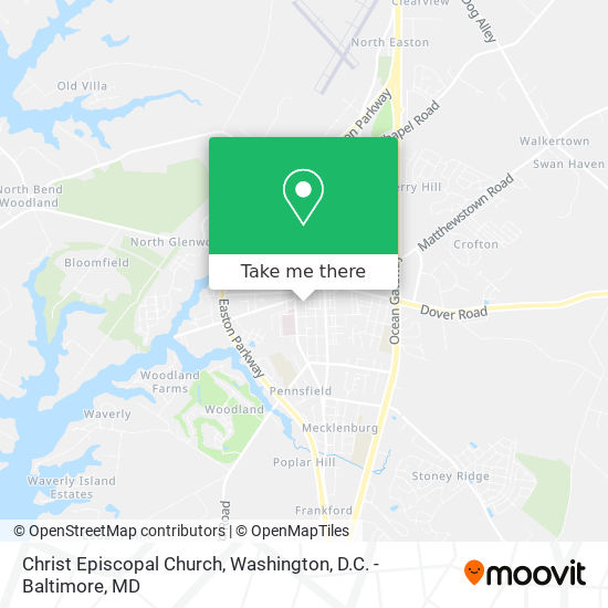 Christ Episcopal Church map