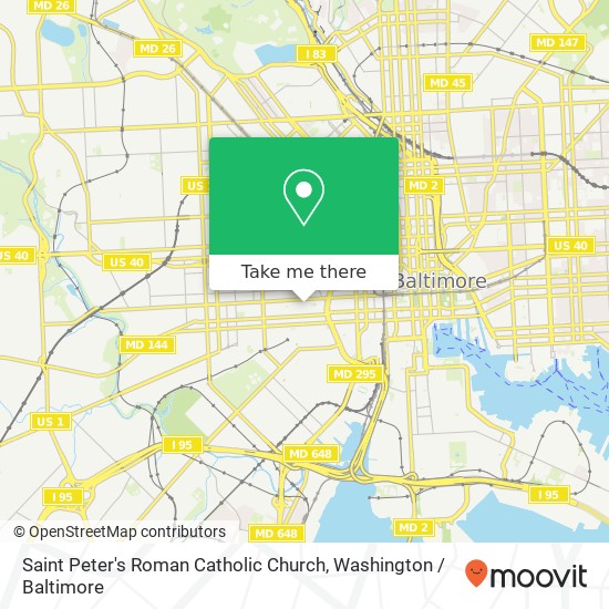 Mapa de Saint Peter's Roman Catholic Church