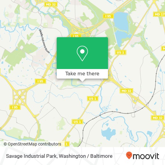 Savage Industrial Park map