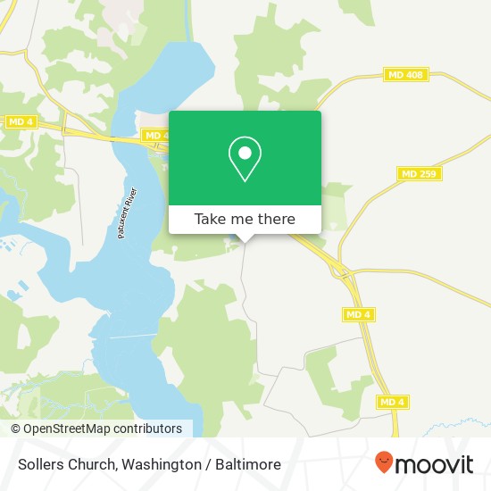 Sollers Church map
