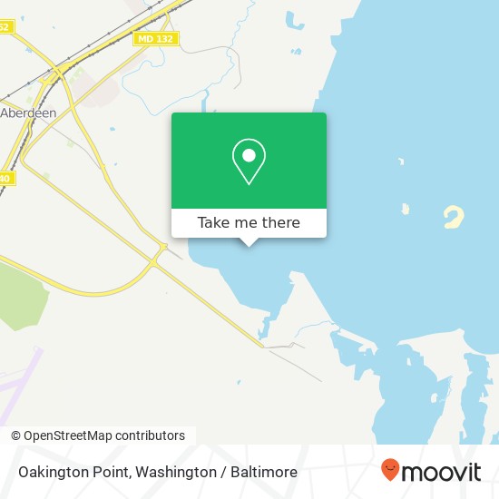 Mapa de Oakington Point