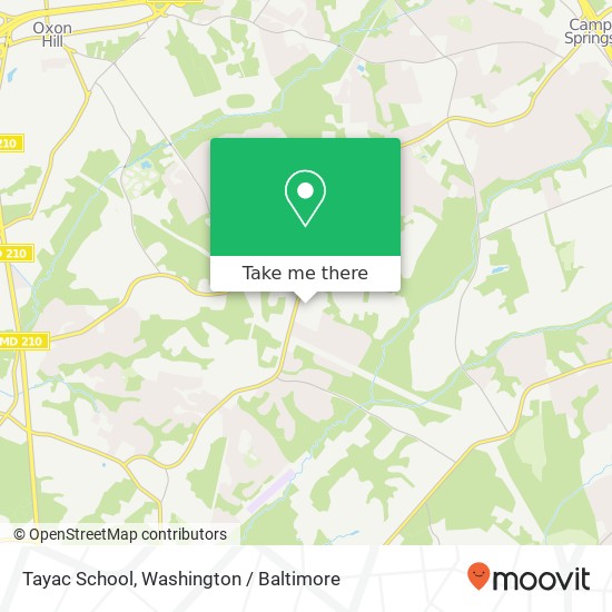 Tayac School map