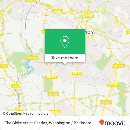 Mapa de The Cloisters at Charles