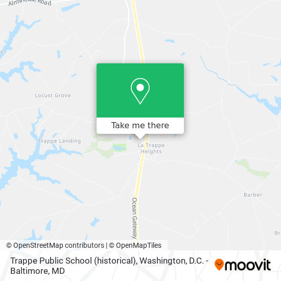 Trappe Public School (historical) map