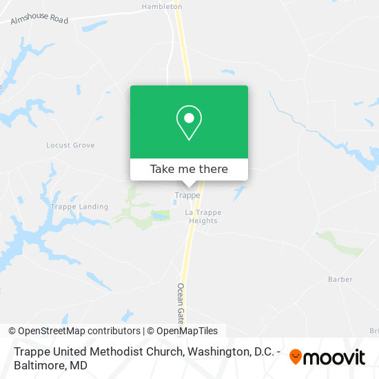 Trappe United Methodist Church map