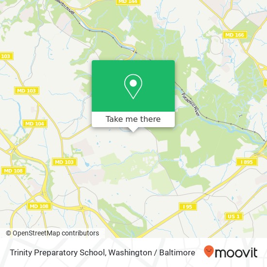 Mapa de Trinity Preparatory School