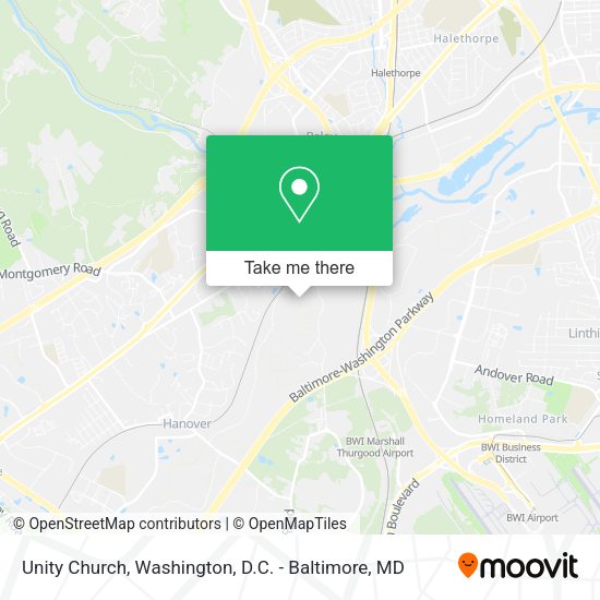 Unity Church map