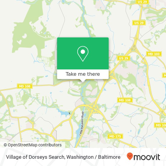 Mapa de Village of Dorseys Search