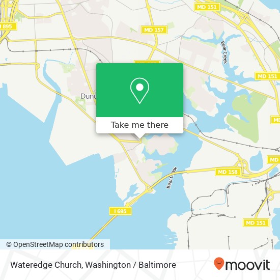 Wateredge Church map